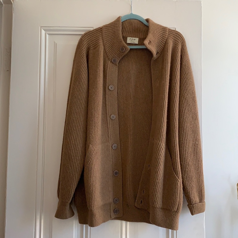 100% Mongolian Camel Wool Cardigan